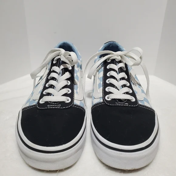 Vans Blue and White Sneakers Classic Style - Picture 2 of 8